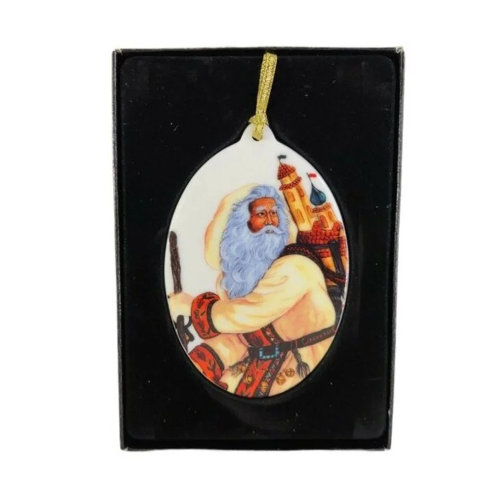 Pipkas Christmas Ornament Polish Father Xmas Santa Design 40014 With Box Vintage